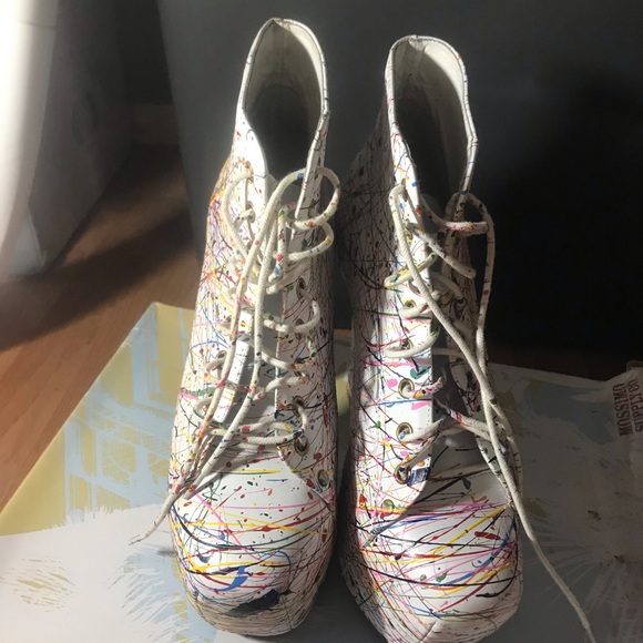 Jeffrey Campbell Shoes - Jeffrey Campbell pain splatter litas